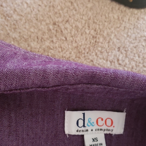 Purple denim jacket - Picture 6 of 7